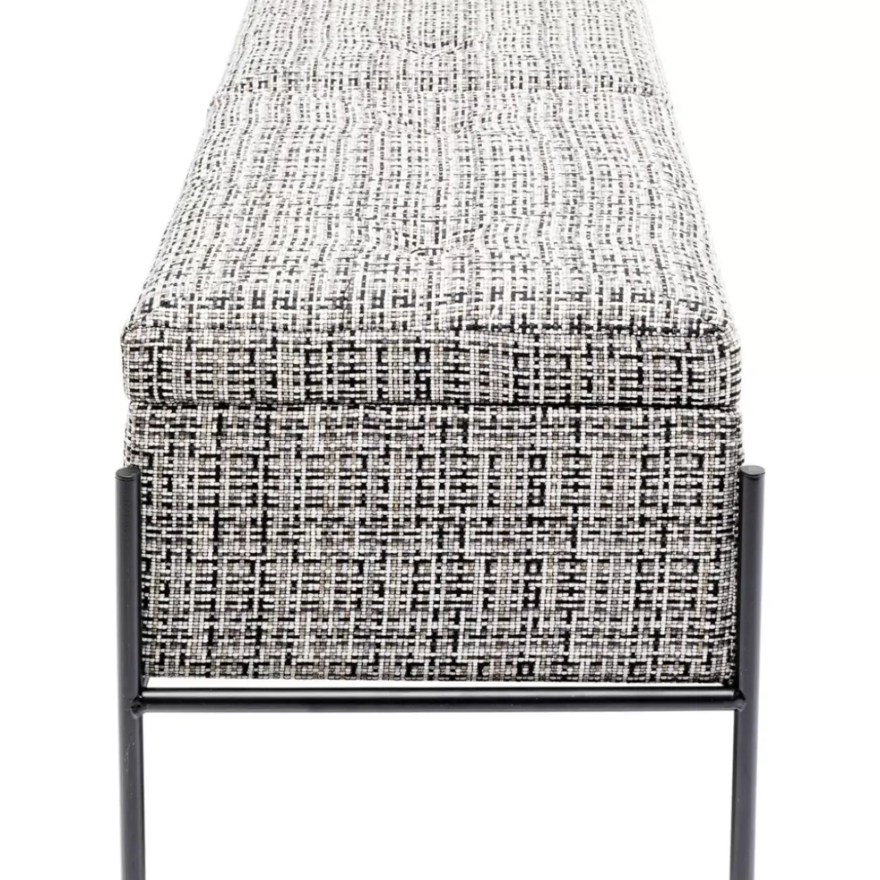 KARE Design Sitzbänke-Bank Buttons Storage B&W Gros