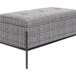 KARE Design Sitzbänke-Bank Buttons Storage B&W Klein