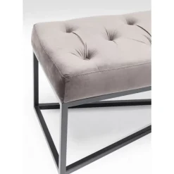 KARE Design Sitzbänke-Bank Crossover Grau Schwarz 150X40Cm