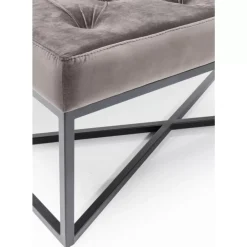 KARE Design Sitzbänke-Bank Crossover Grau Schwarz 150X40Cm