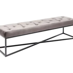 KARE Design Sitzbänke-Bank Crossover Grau Schwarz 150X40Cm