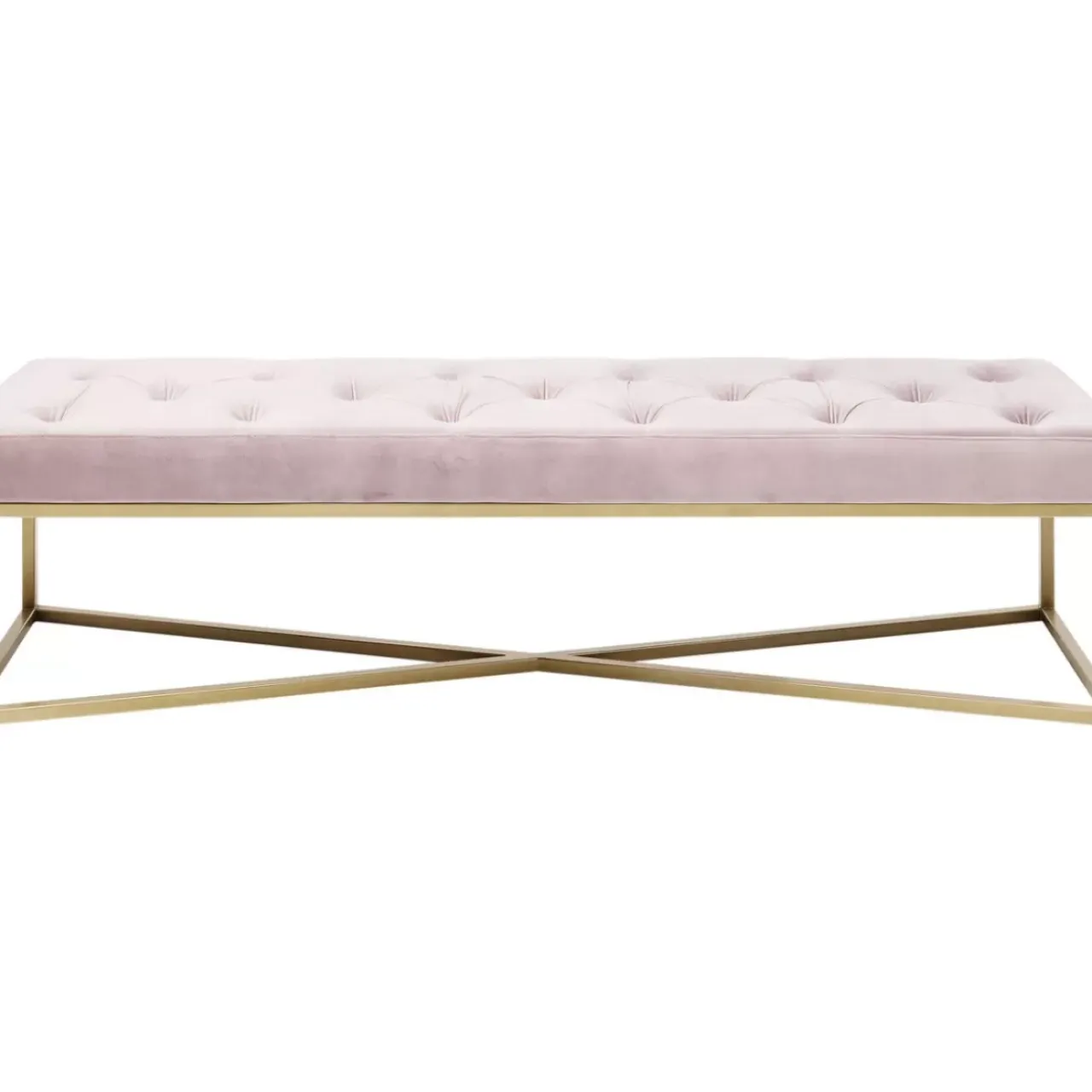 KARE Design Sitzbänke-Bank Crossover Rose Messing 150X40Cm