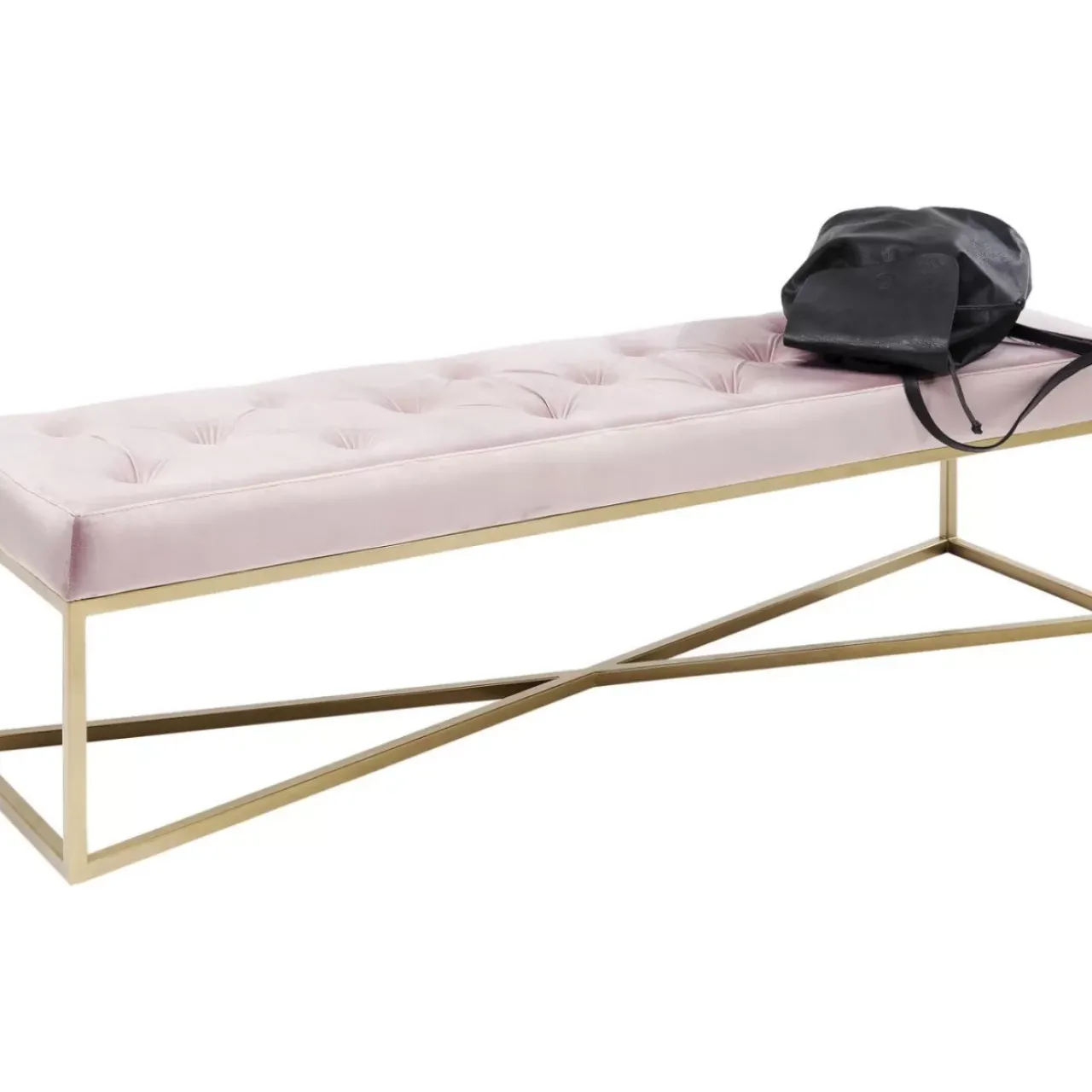 KARE Design Sitzbänke-Bank Crossover Rose Messing 150X40Cm