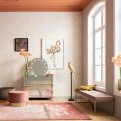 KARE Design Sitzbänke-Bank Crossover Rose Messing 150X40Cm