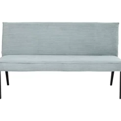KARE Design Sitzbänke-Bank Ledro Cord Blau 165Cm