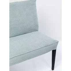 KARE Design Sitzbänke-Bank Ledro Cord Blau 165Cm