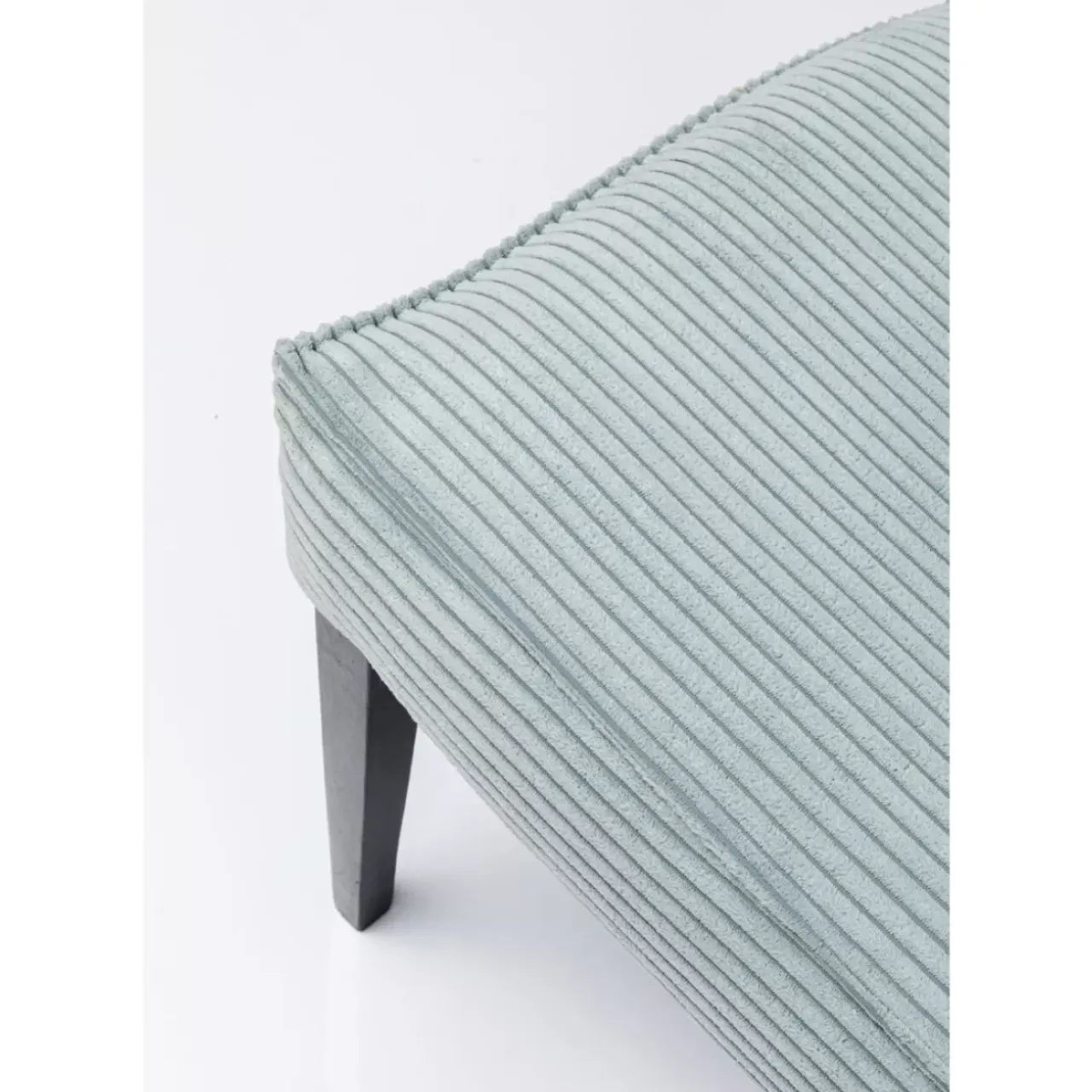 KARE Design Sitzbänke-Bank Ledro Cord Blau 165Cm