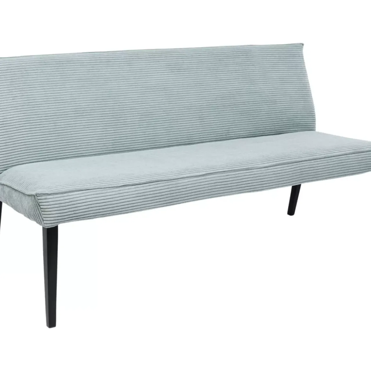 KARE Design Sitzbänke-Bank Ledro Cord Blau 165Cm