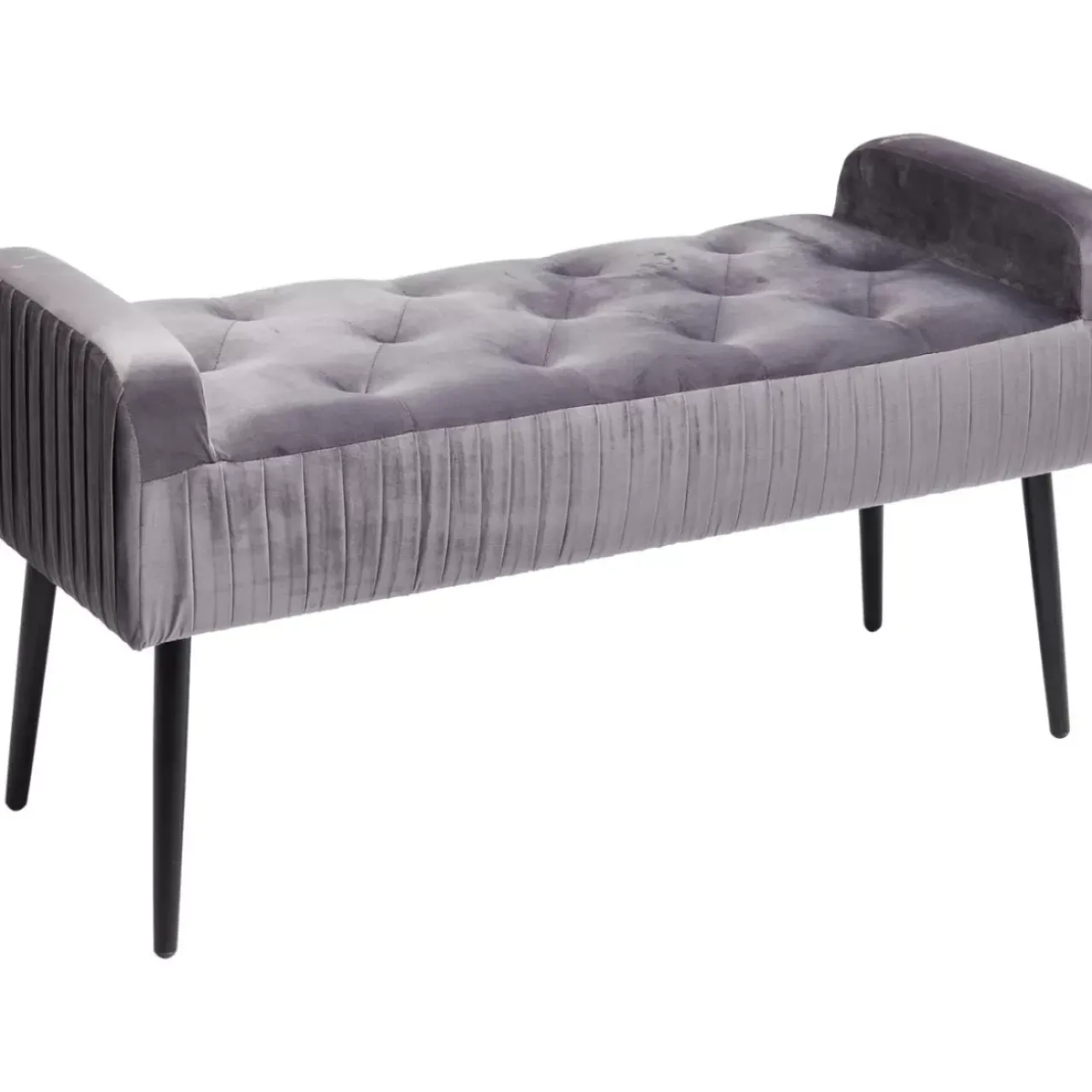 KARE Design Sitzbänke-Bank Lofty Grau Schwarz