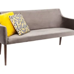 KARE Design Sitzbänke-Bank Mode Velvet Grau