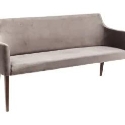 KARE Design Sitzbänke-Bank Mode Velvet Grau