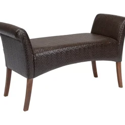 KARE Design Sitzbänke-Bank Motley Textum Braun