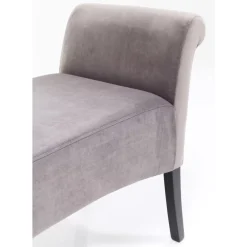 KARE Design Sitzbänke-Bank Motley Velvet Silvergrey