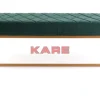 KARE Design Sitzbänke-Bank Smart Dunkelgrun Messing 150X40Cm