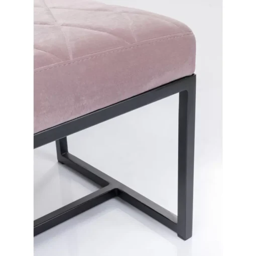 KARE Design Sitzbänke-Bank Smart Rosa Schwarz 150X40Cm