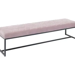 KARE Design Sitzbänke-Bank Smart Rosa Schwarz 150X40Cm