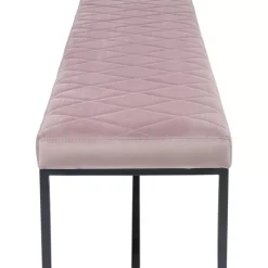 KARE Design Sitzbänke-Bank Smart Rosa Schwarz 150X40Cm