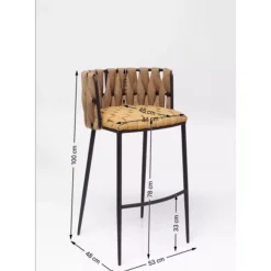 KARE Design Sitzbänke-Barhocker Cheerio Gelb