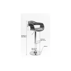 KARE Design Sitzbänke-Barhocker Costa Black