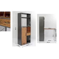 KARE Design Bars-Barschrank Vinoteca