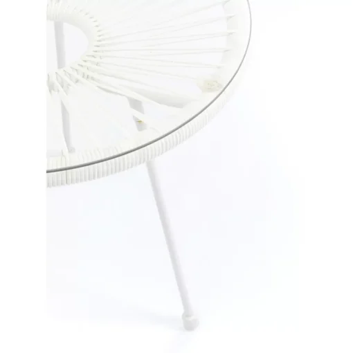 KARE Design Outdoormöbel-Beistelltisch Acapulco Weiss