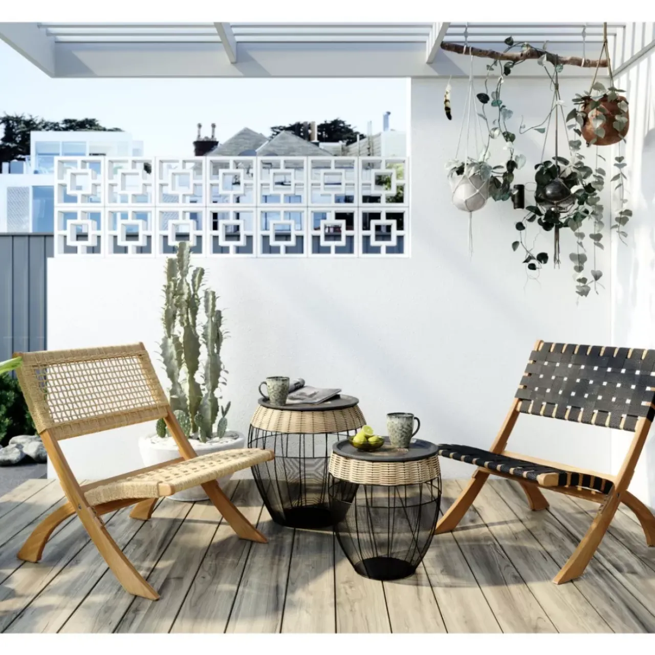 KARE Design Tische-Beistelltisch African Drums (2/Set)