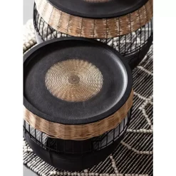 KARE Design Tische-Beistelltisch African Drums (2/Set)