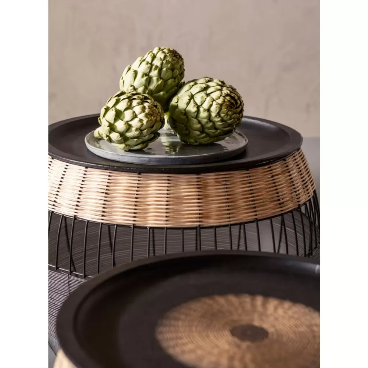 KARE Design Tische-Beistelltisch African Drums (2/Set)