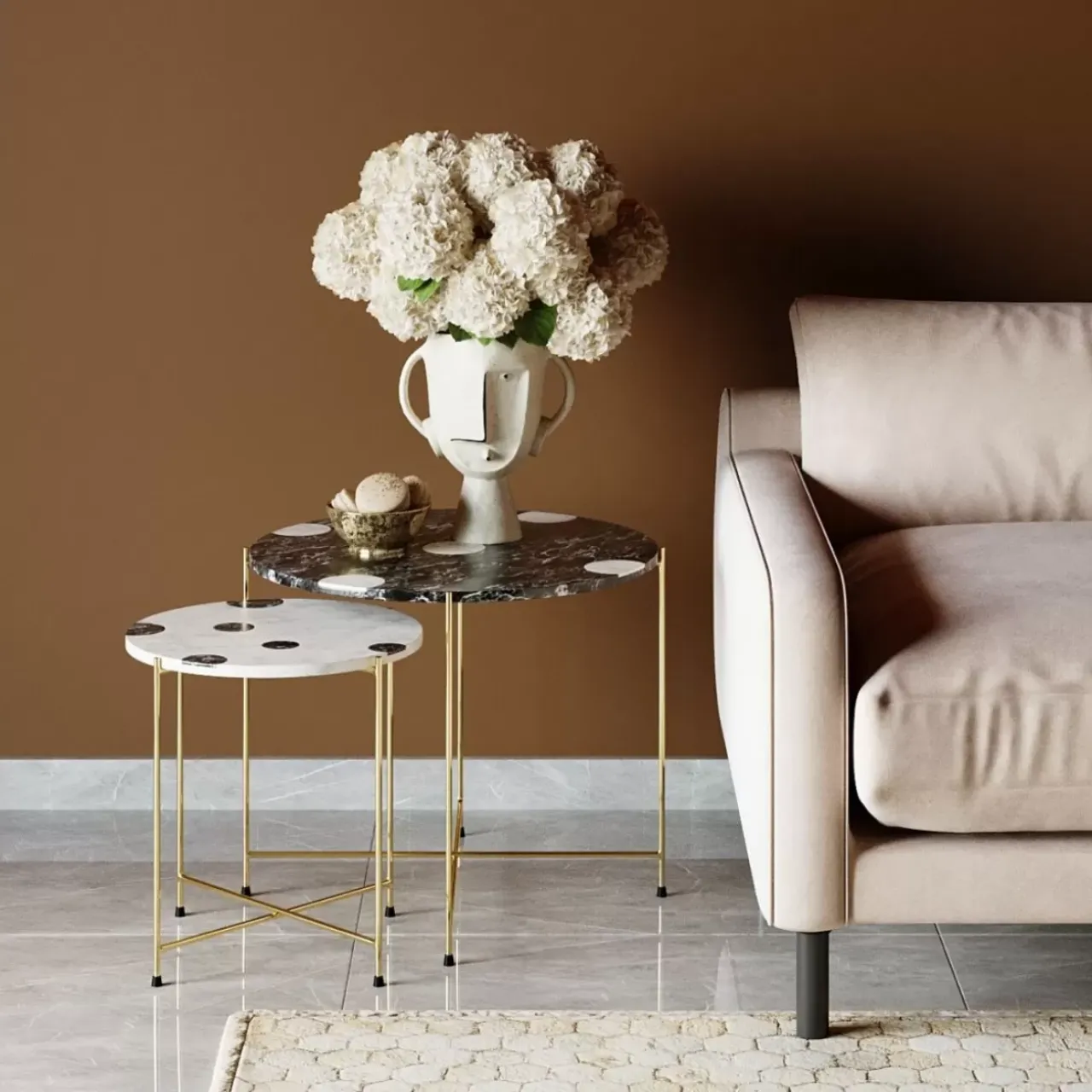 KARE Design Tische-Beistelltisch Amba (2/Set)