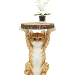 KARE Design Tische-Beistelltisch Animal Ms Cat O33Cm