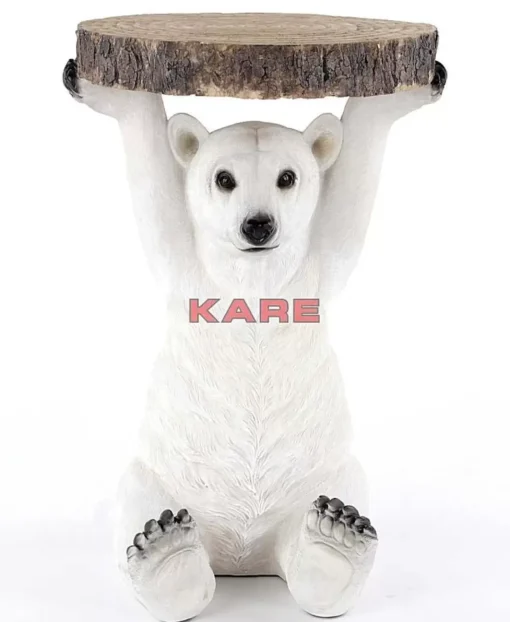 KARE Design Tische-Beistelltisch Animal Polar Bear O37Cm