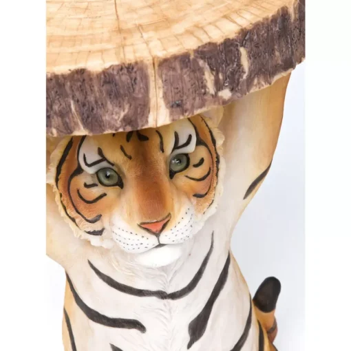KARE Design Tische-Beistelltisch Animal Tiger O35Cm