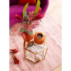 KARE Design Tische-Beistelltisch Comb Gold 55