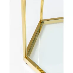 KARE Design Tische-Beistelltisch Comb Gold 55