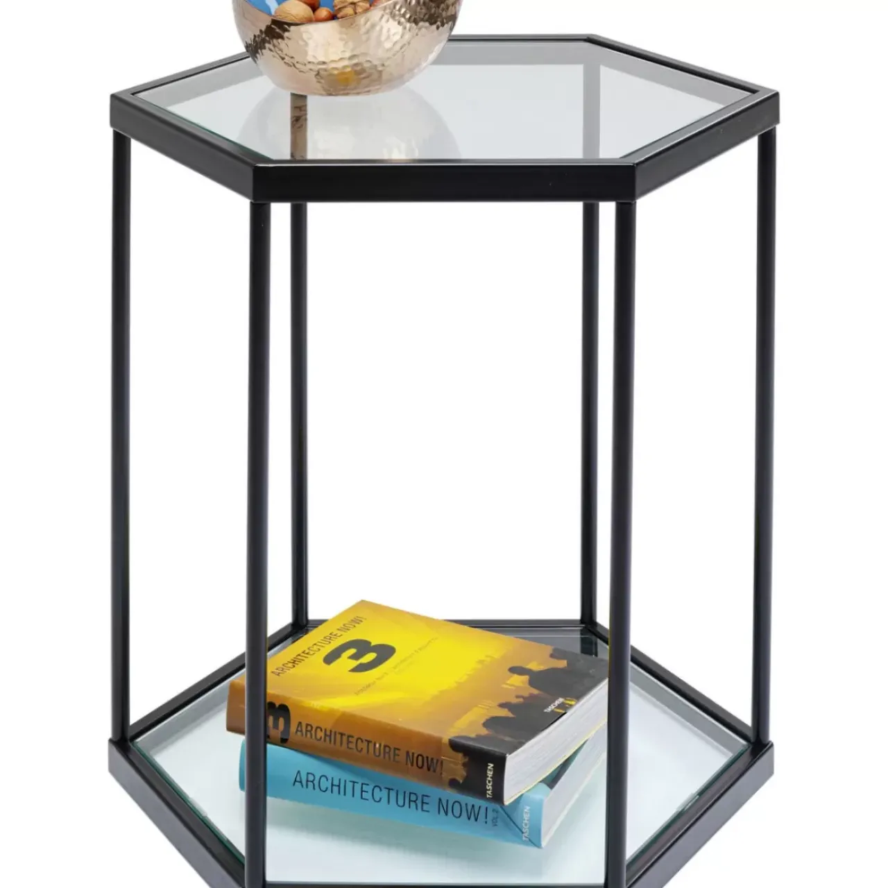 KARE Design Tische-Beistelltisch Comb Schwarz 55Cm