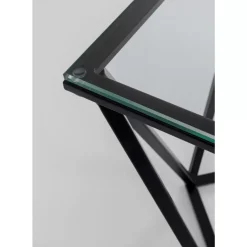 KARE Design Tische-Beistelltisch Cristallo Schwarz 50X50Cm
