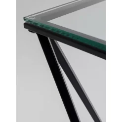KARE Design Tische-Beistelltisch Cristallo Schwarz 50X50Cm
