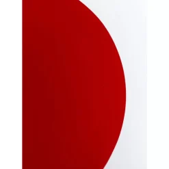 KARE Design Tische-Beistelltisch Domero Checkers Rot O40Cm