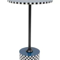 KARE Design Tische-Beistelltisch Domero Race Blau O40Cm