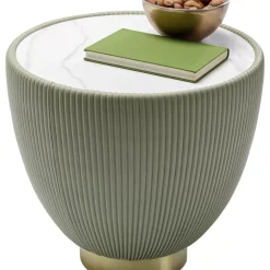 KARE Design Tische-Beistelltisch Endless Vegas Grun O47Cm