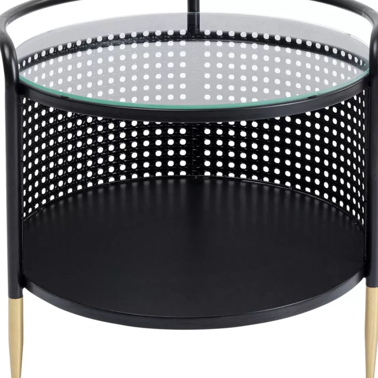 KARE Design Tische-Beistelltisch Fence O45Cm