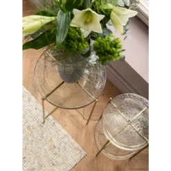 KARE Design Tische-Beistelltisch Ice O40Cm