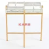 KARE Design Tische-Beistelltisch Iceline Gold 43X33Cm