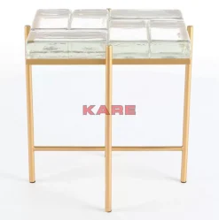 KARE Design Tische-Beistelltisch Iceline Gold 43X33Cm