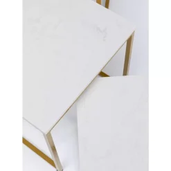 KARE Design Tische-Beistelltisch Key West Gold (3/Set)