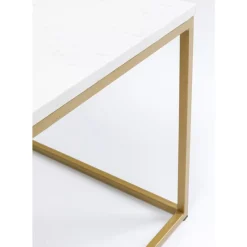 KARE Design Tische-Beistelltisch Key West Gold 40X40Cm