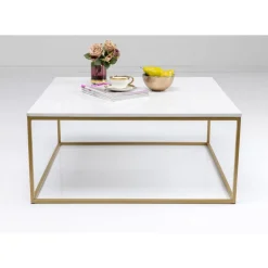 KARE Design Tische-Beistelltisch Key West Gold 40X40Cm