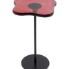 KARE Design Tische-Beistelltisch Lava Rot O30Cm