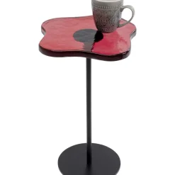 KARE Design Tische-Beistelltisch Lava Rot O30Cm