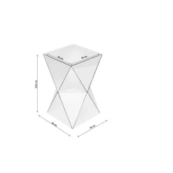 KARE Design Tische-Beistelltisch Luxury Triangle
